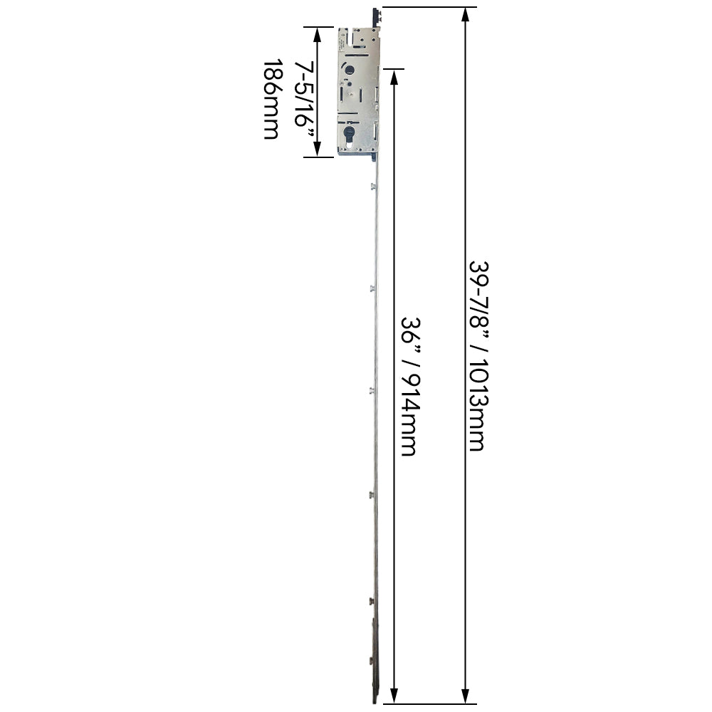20mm P2000 Passive Lower 45/92 Shootbolt Assembly - 20mm P2000 Passive Lower 45/92 Shootbolt Assembly