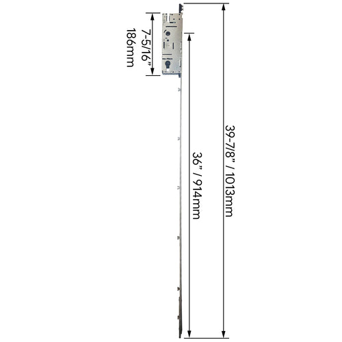 20mm P2000 Passive Lower 45/92 Shootbolt Assembly - 20mm P2000 Passive Lower 45/92 Shootbolt Assembly