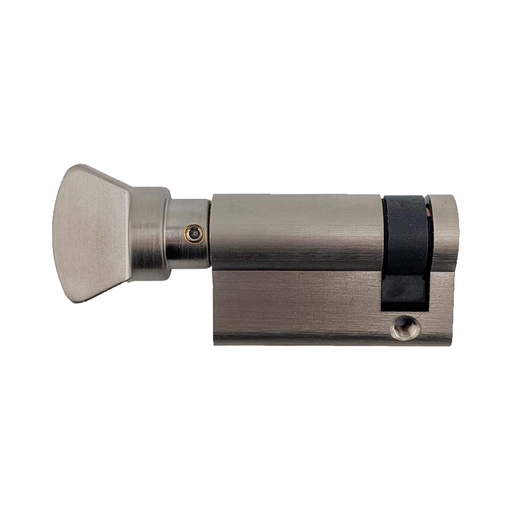 Hoppe 50mm 40.5/10 Euro/Profile Non-Keyed Half Cylinder with 360 Degree Turn and V-Knob - Hoppe 50mm 40.5/10 Euro/Profile Non-Keyed Half Cylinder with 360 Degree Turn and V-Knob