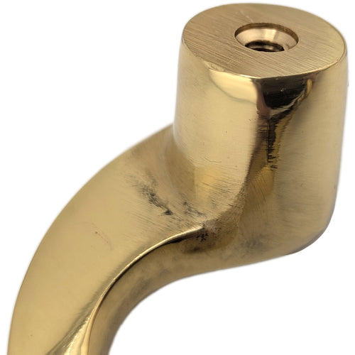 Legacy Glass Sliding Door Handle Only - Solid Polished Brass - Legacy Glass Sliding Door Handle Only - Solid Polished Brass