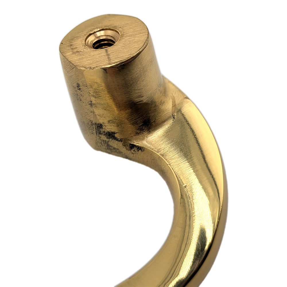 Legacy Glass Sliding Door Handle Only - Solid Polished Brass - Legacy Glass Sliding Door Handle Only - Solid Polished Brass