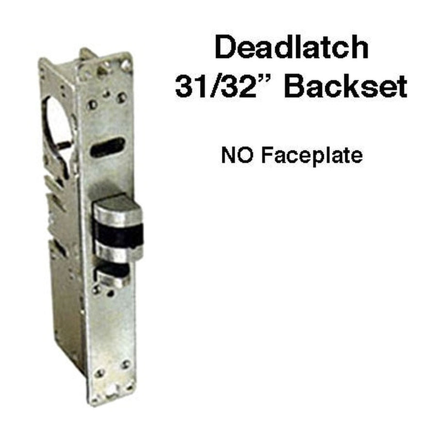 Deadlatch  Lock, 31/32 Inch Backset, Reversable Handing - No Face plate - Deadlatch  Lock, 31/32 Inch Backset, Reversable Handing - No Face plate