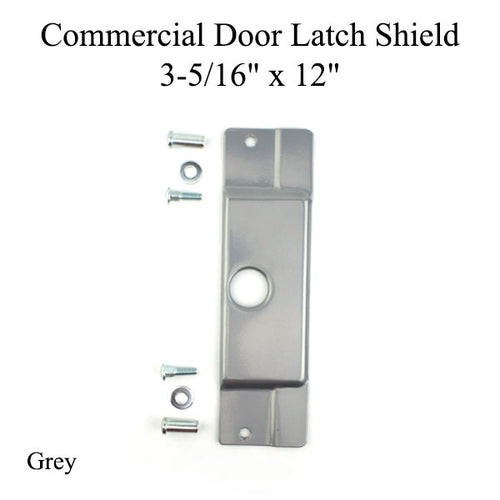 Commercial Door Latch Shield 3-5/16