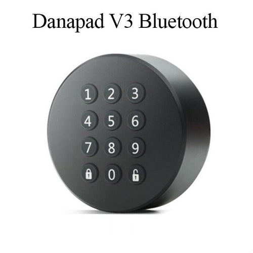DanaPad V3 Pushbutton Smart Lock Bluetooth Companion - Black - DanaPad V3 Pushbutton Smart Lock Bluetooth Companion - Black