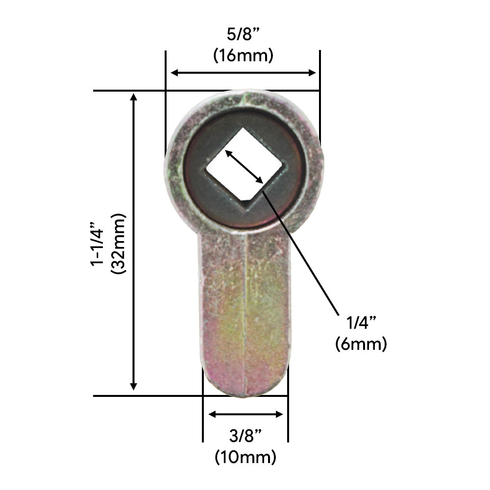 Adapter Insert - Euro to American Lock - Square Hole - Adapter Insert - Euro to American Lock - Square Hole