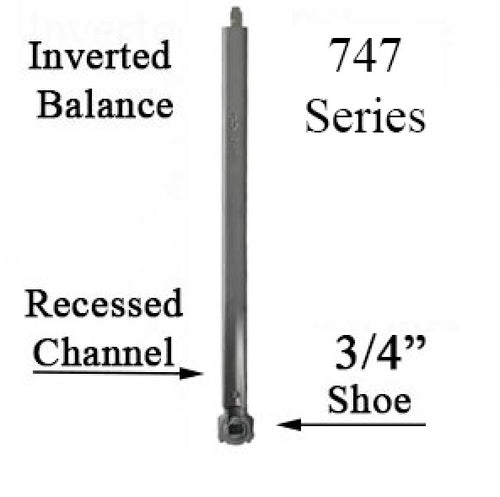 62-747 Series Inverted Tilt Channel Balance with #31 Clip Attached - 62-747 Series Inverted Tilt Channel Balance with #31 Clip Attached