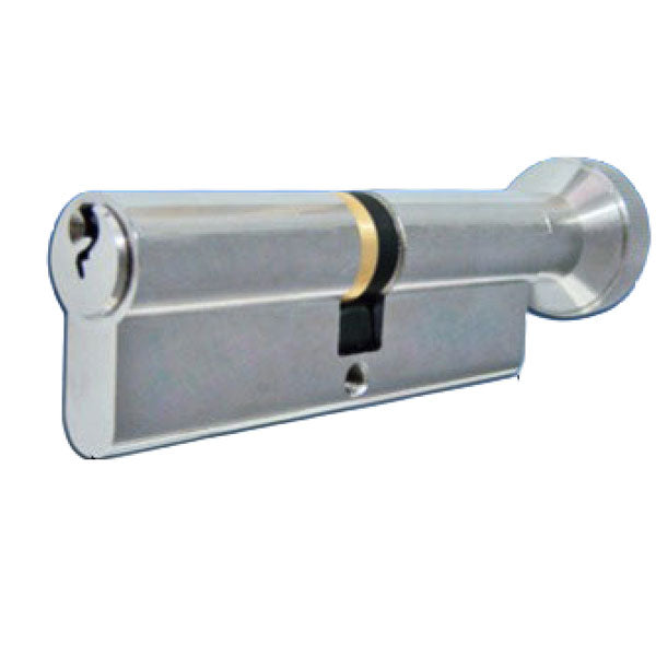 BKS Cylinder, Single Keyed 50mm x 60mm Silver - BKS Cylinder, Single Keyed 50mm x 60mm Silver