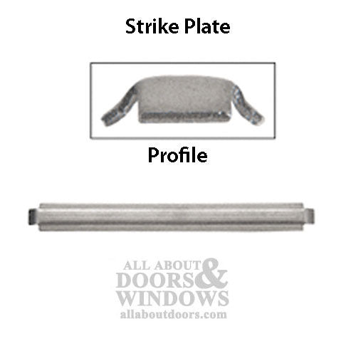 Strike Plate, for 18405 Handle - Stainless Steel - Strike Plate, for 18405 Handle - Stainless Steel