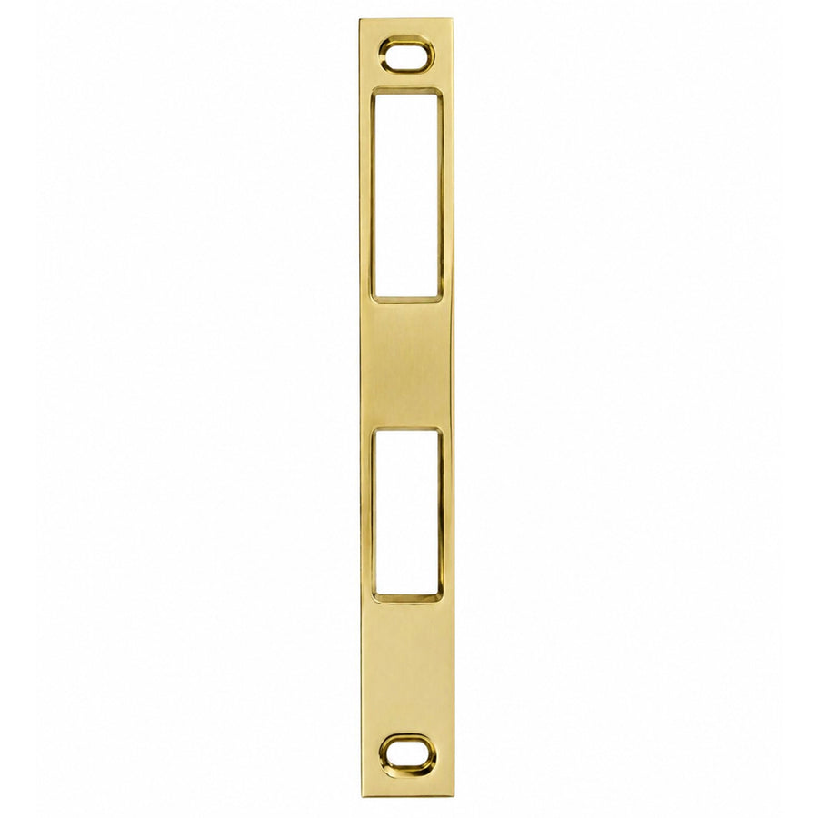 Larson Latch and Deadbolt Strike Plate - 3/4 x 6-1/2 Inches - Larson Latch and Deadbolt Strike Plate - 3/4 x 6-1/2 Inches