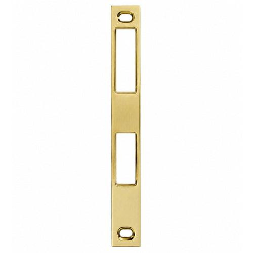 Larson Latch and Deadbolt Strike Plate - 3/4 x 6-1/2 Inches - Larson Latch and Deadbolt Strike Plate - 3/4 x 6-1/2 Inches
