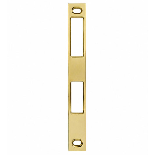 Larson Latch and Deadbolt Strike Plate - 3/4 x 6-1/2 Inches