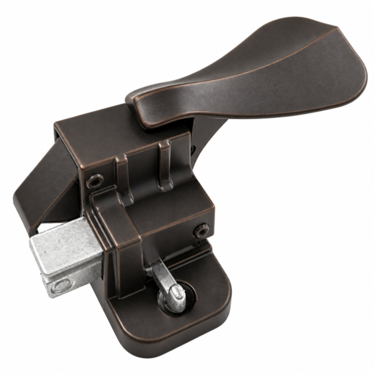 Storm Door Inside Push Handle with Latch and Deadbolt - Storm Door Inside Push Handle with Latch and Deadbolt