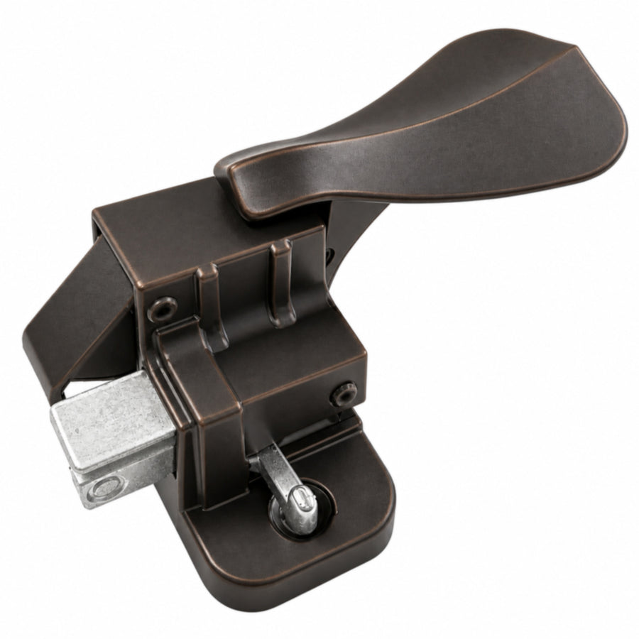 Storm Door Inside Push Handle with Latch and Deadbolt - Storm Door Inside Push Handle with Latch and Deadbolt
