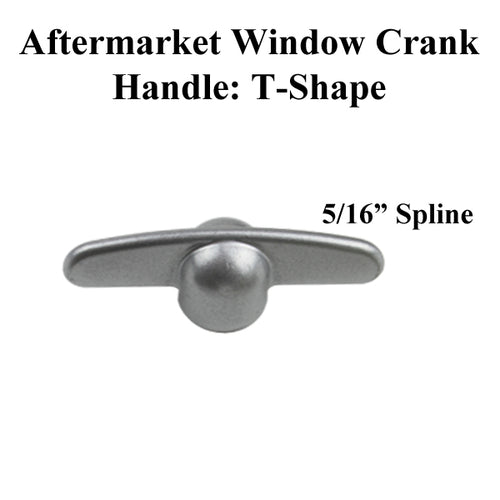Crank Handle - T - 5/16 Spline - Choose Color - Crank Handle - T - 5/16 Spline - Choose Color
