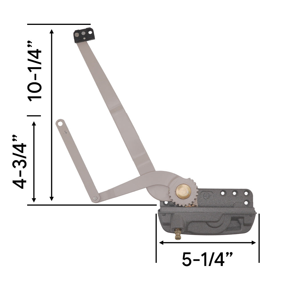 Truth Encore Dual Arm Operator, Sill Mount Low Profile - Right Hand - Truth Encore Dual Arm Operator, Sill Mount Low Profile - Right Hand