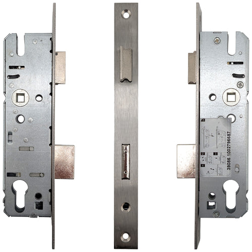 KFV Single Point Mortise Lock 35mm Backset for Steel and UPVC Doors Stainless Steel - KFV Single Point Mortise Lock 35mm Backset for Steel and UPVC Doors Stainless Steel