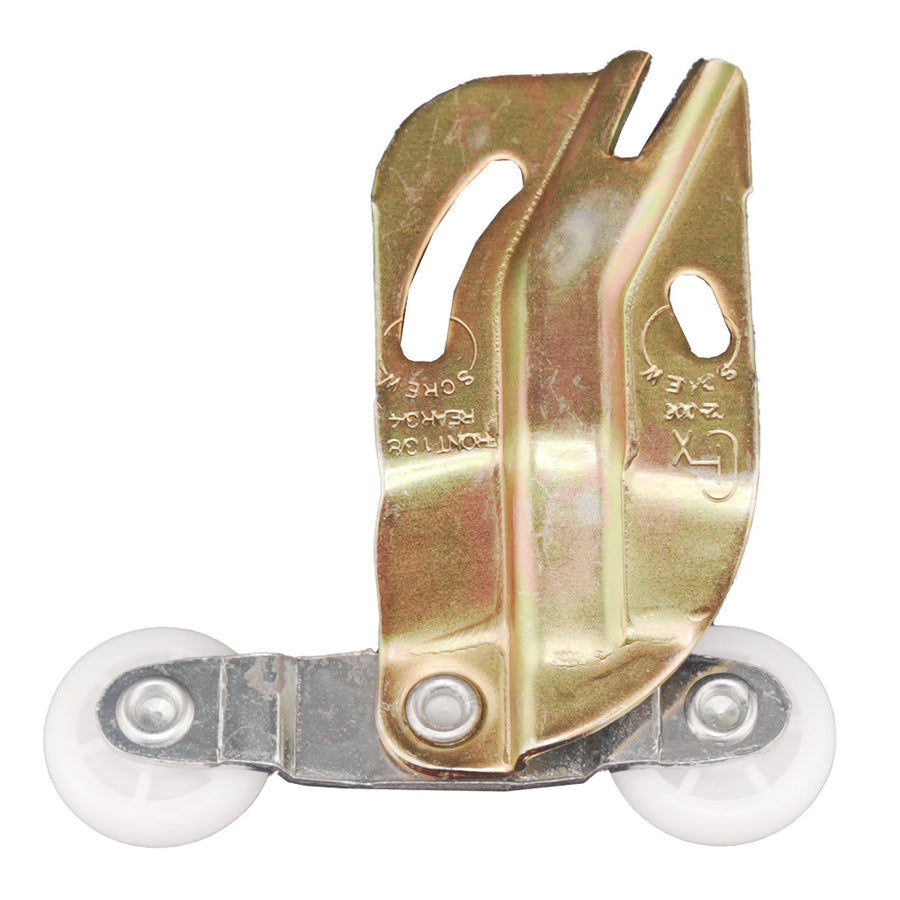 Closet Door Tandem Roller Assembly with Adjustable Steel Bracket 0.875 Inch Wheel Diameter - Closet Door Tandem Roller Assembly with Adjustable Steel Bracket 0.875 Inch Wheel Diameter