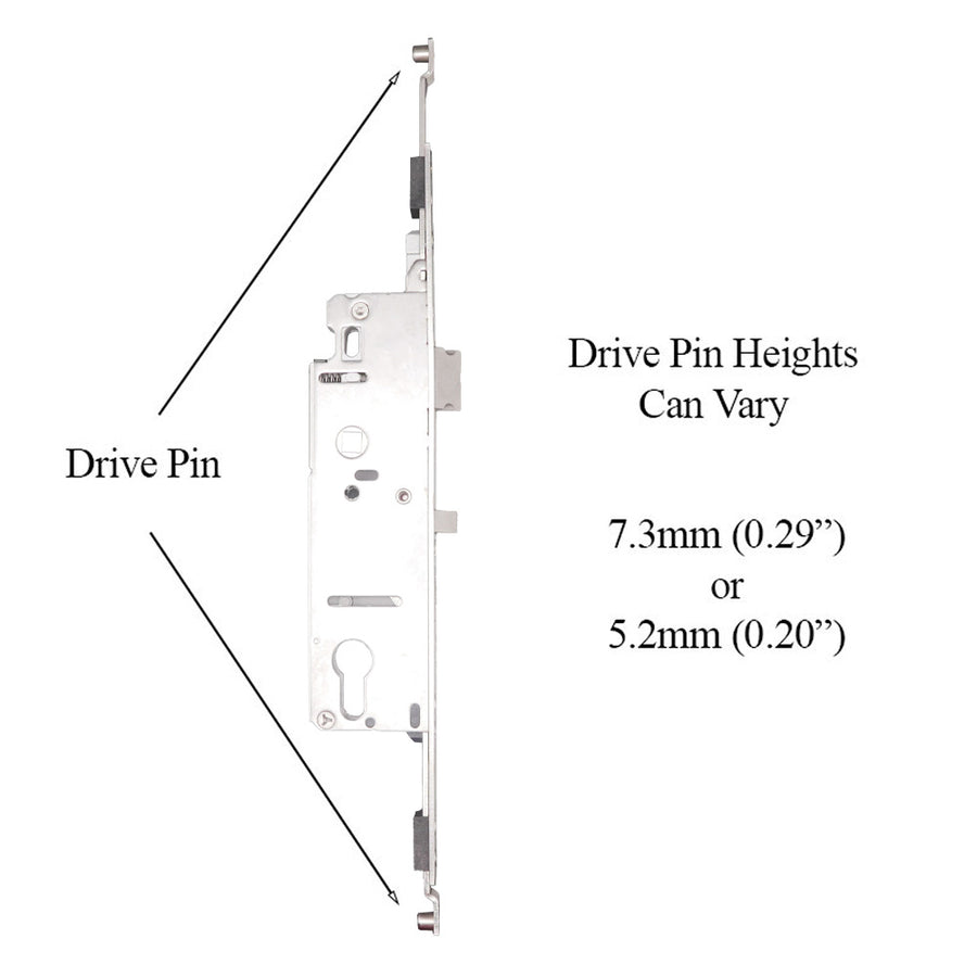 Hoppe HLS9350 Aluminum Door Gear for Balcony and Terrace Doors 35mm Backset - Hoppe HLS9350 Aluminum Door Gear for Balcony and Terrace Doors 35mm Backset