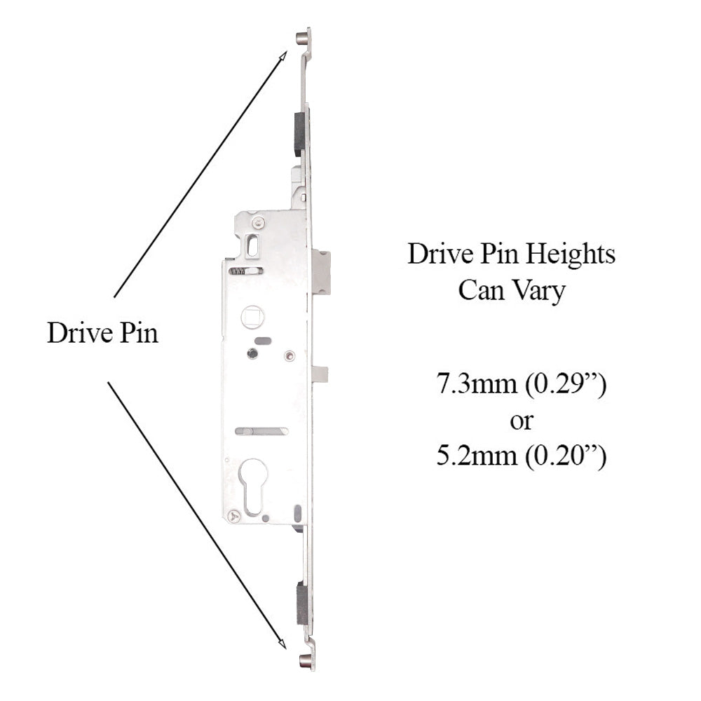 Hoppe HLS9350 Aluminum Door Gear for Balcony and Terrace Doors 35mm Backset - Hoppe HLS9350 Aluminum Door Gear for Balcony and Terrace Doors 35mm Backset
