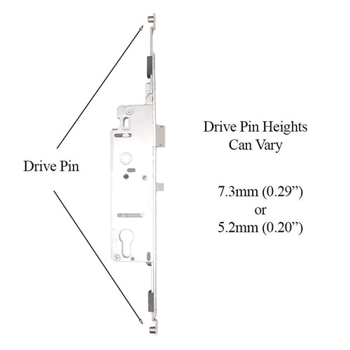 Hoppe HLS9350 Aluminum Door Gear for Balcony and Terrace Doors 35mm Backset - Hoppe HLS9350 Aluminum Door Gear for Balcony and Terrace Doors 35mm Backset