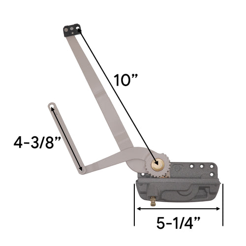 Truth Encore Dual Arm Operator, Sill Mount Low Profile - Right Hand - Truth Encore Dual Arm Operator, Sill Mount Low Profile - Right Hand