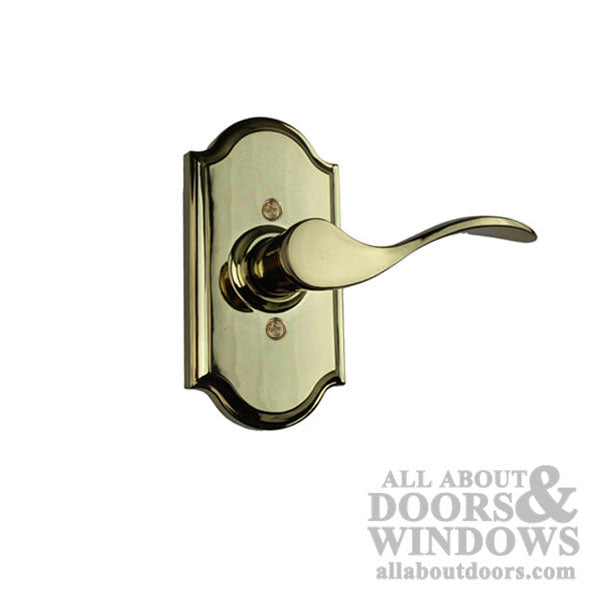 Weslock Bordeau Premier Dummy Door Lever Right Hand Polished Brass Dummy Handle - Weslock Bordeau Premier Dummy Door Lever Right Hand Polished Brass Dummy Handle