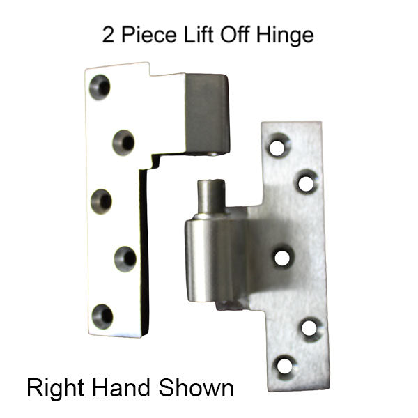 Rixson 3/4 inch offset Intermediate Hinge, Right hand  Satin Chrome US26D - Rixson 3/4 inch offset Intermediate Hinge, Right hand  Satin Chrome US26D
