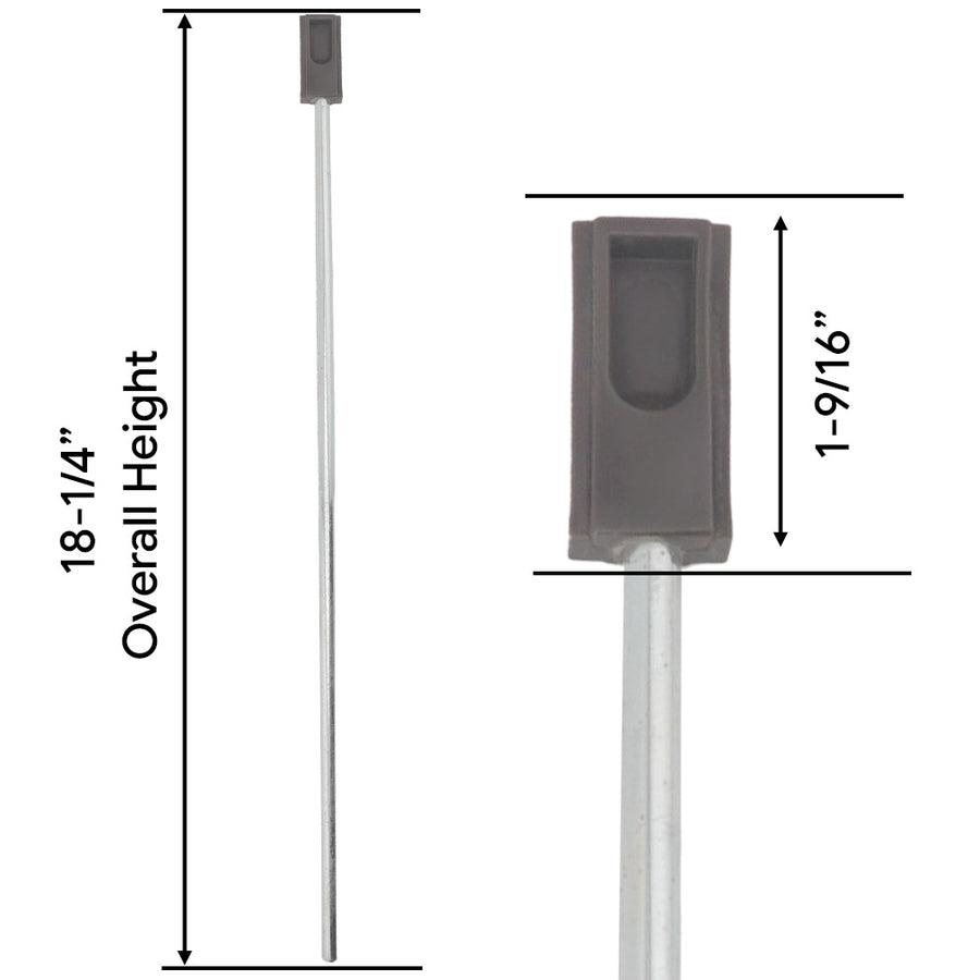 Astragal Bolt, NEW STYLE Therma-Tru door with 7/8