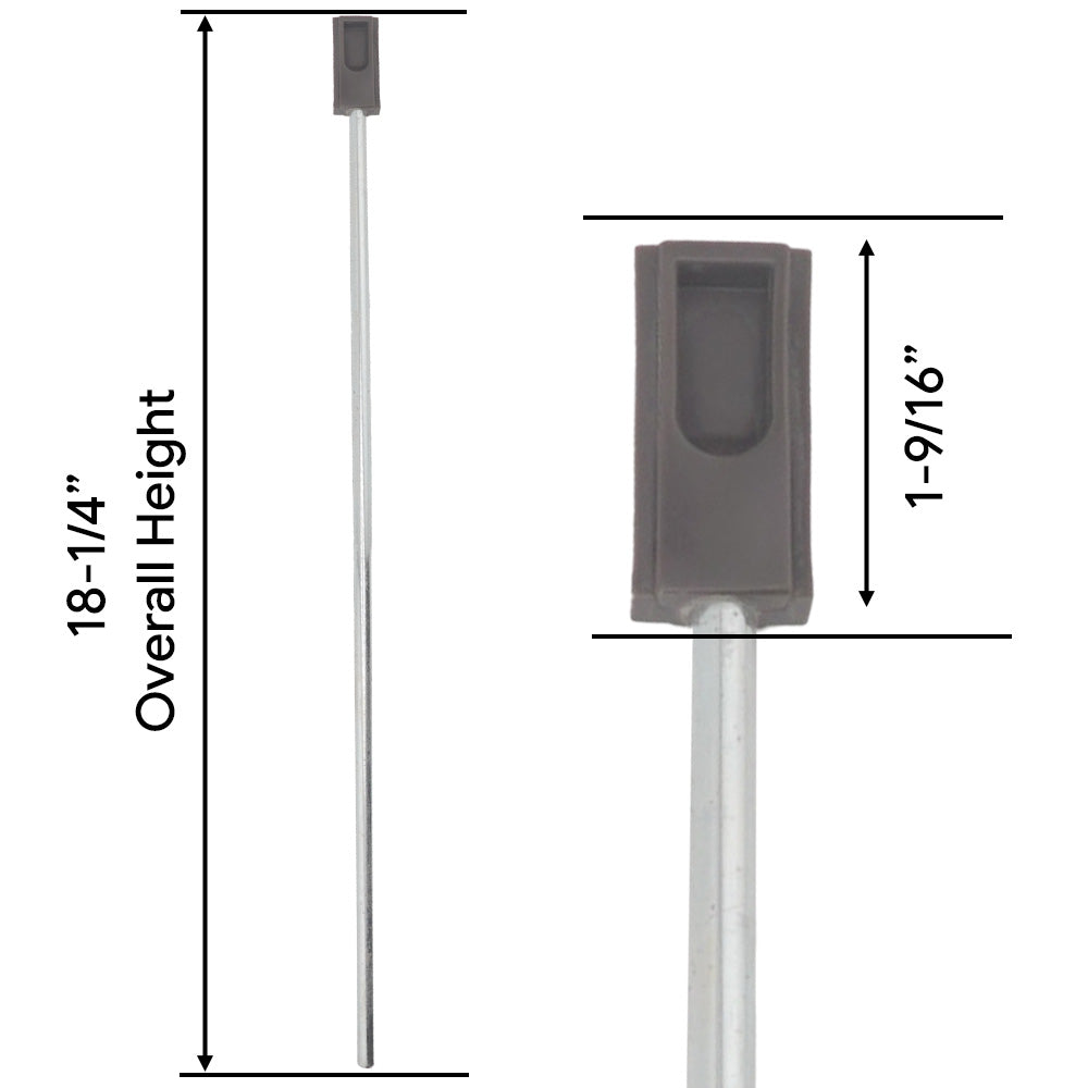 Astragal Bolt, NEW STYLE Therma-Tru door with 7/8