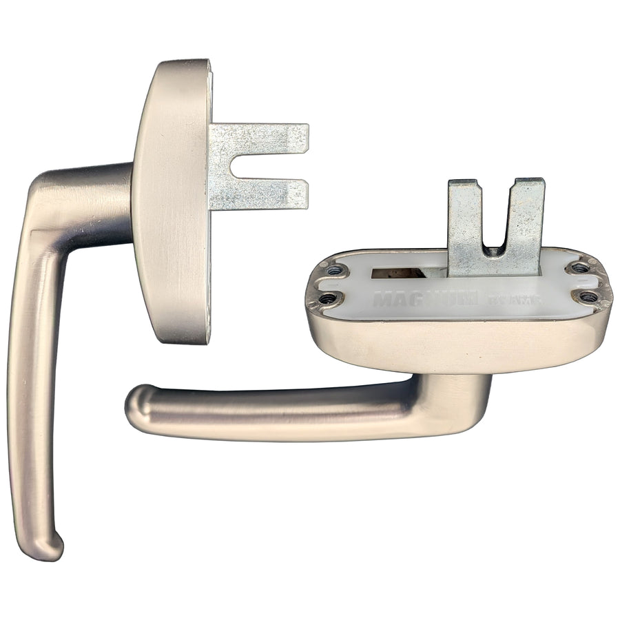 Multipoint Tilt Turn Casement Window Fork Handle, Non-keyed - Multipoint Tilt Turn Casement Window Fork Handle, Non-keyed