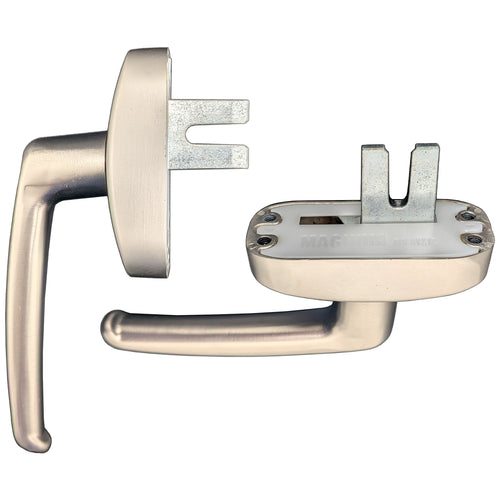 Multipoint Tilt Turn Casement Window Fork Handle, Non-keyed - Multipoint Tilt Turn Casement Window Fork Handle, Non-keyed