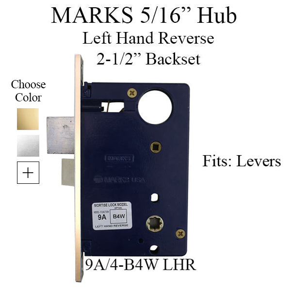 Marks 9000 Mortise Lock Case Right Handed Mortise Lock - Marks 9000 Mortise Lock Case Right Handed Mortise Lock