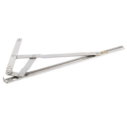 Anderberg 333SS 4 Bar Egress Window Hinge with Stop Stainless Steel 16 Inch Track - Anderberg 333SS 4 Bar Egress Window Hinge with Stop Stainless Steel 16 Inch Track
