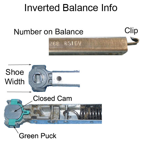 Tilt shoe, 1-1/4 x 53/64  Tan Puck, Open Cam, Inverted Channel Balance - P - Tilt shoe, 1-1/4 x 53/64  Tan Puck, Open Cam, Inverted Channel Balance - P