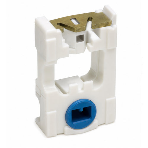 Pivot Lock Balance Shoe, Tilt - T-45  - White with Light Blue Cam - Pivot Lock Balance Shoe, Tilt - T-45  - White with Light Blue Cam