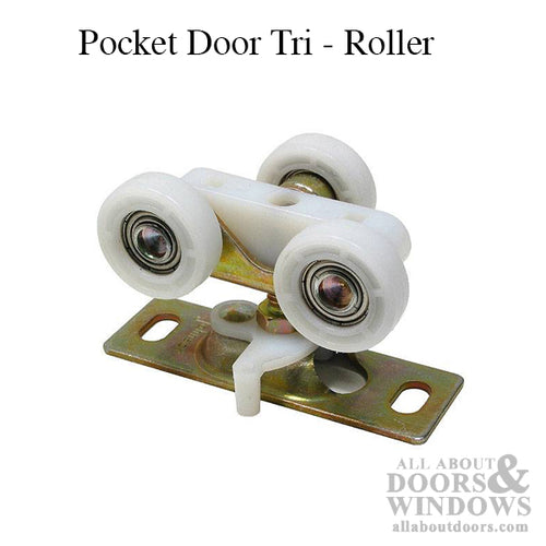 Johnson Hardware Sliding Door/Pocket Door Hanger Ball Bearing 1125-1 Inch Wheel, 200 lb Capacity - Johnson Hardware Sliding Door/Pocket Door Hanger Ball Bearing 1125-1 Inch Wheel, 200 lb Capacity