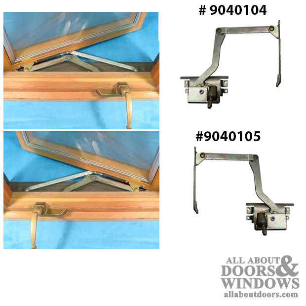 Pella Window Operator For Casement Windows From 1967 to 1993 Right Hand Operator For Casement and Primed Wood Windows - Pella Window Operator For Casement Windows From 1967 to 1993 Right Hand Operator For Casement and Primed Wood Windows