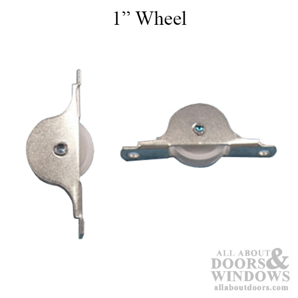 Glide Master Roller for Wardrobe Door 1 Inch Wheel - Glide Master Roller for Wardrobe Door 1 Inch Wheel