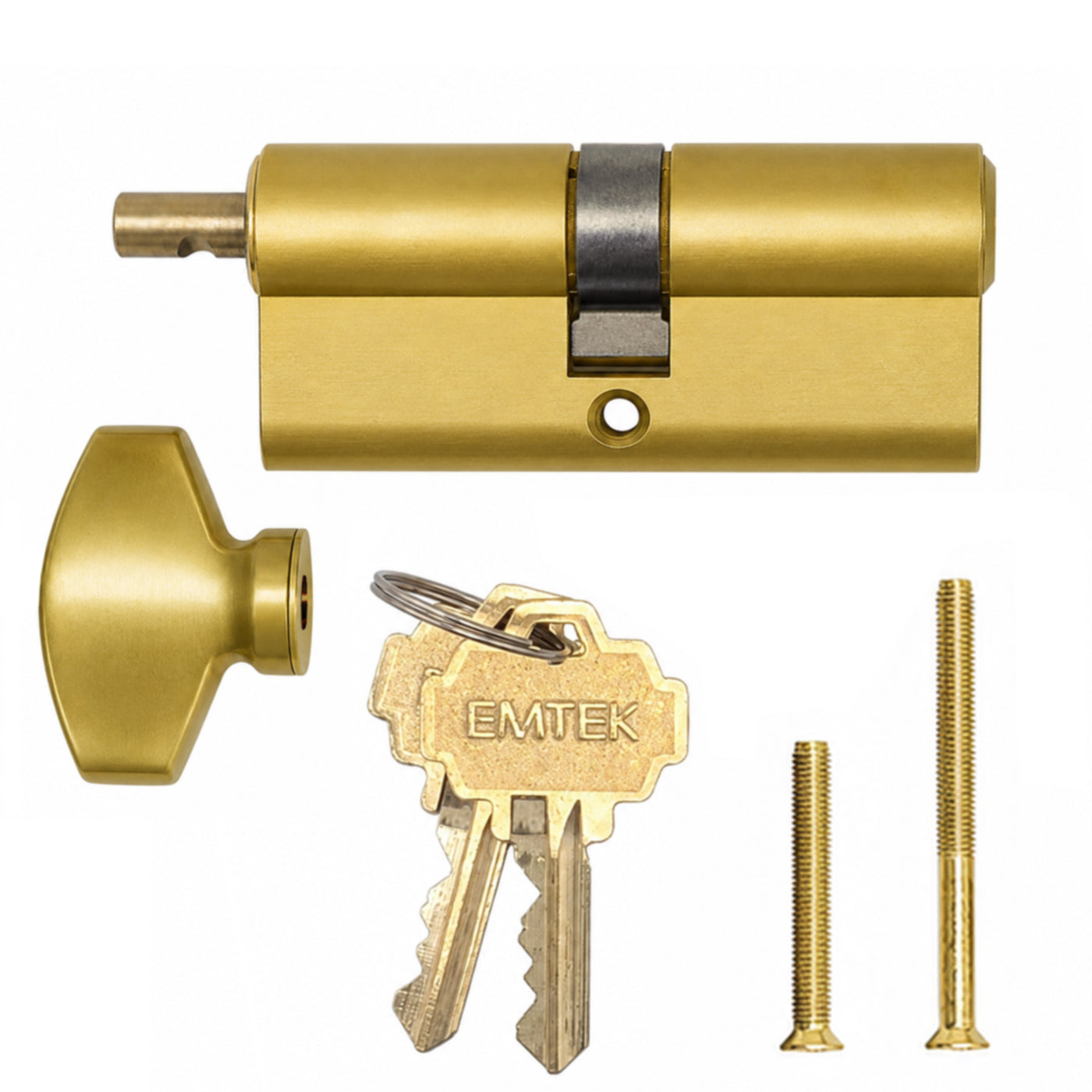 Active Keyed 45 / 45 Euro Cylinder Kit for 2-3/4