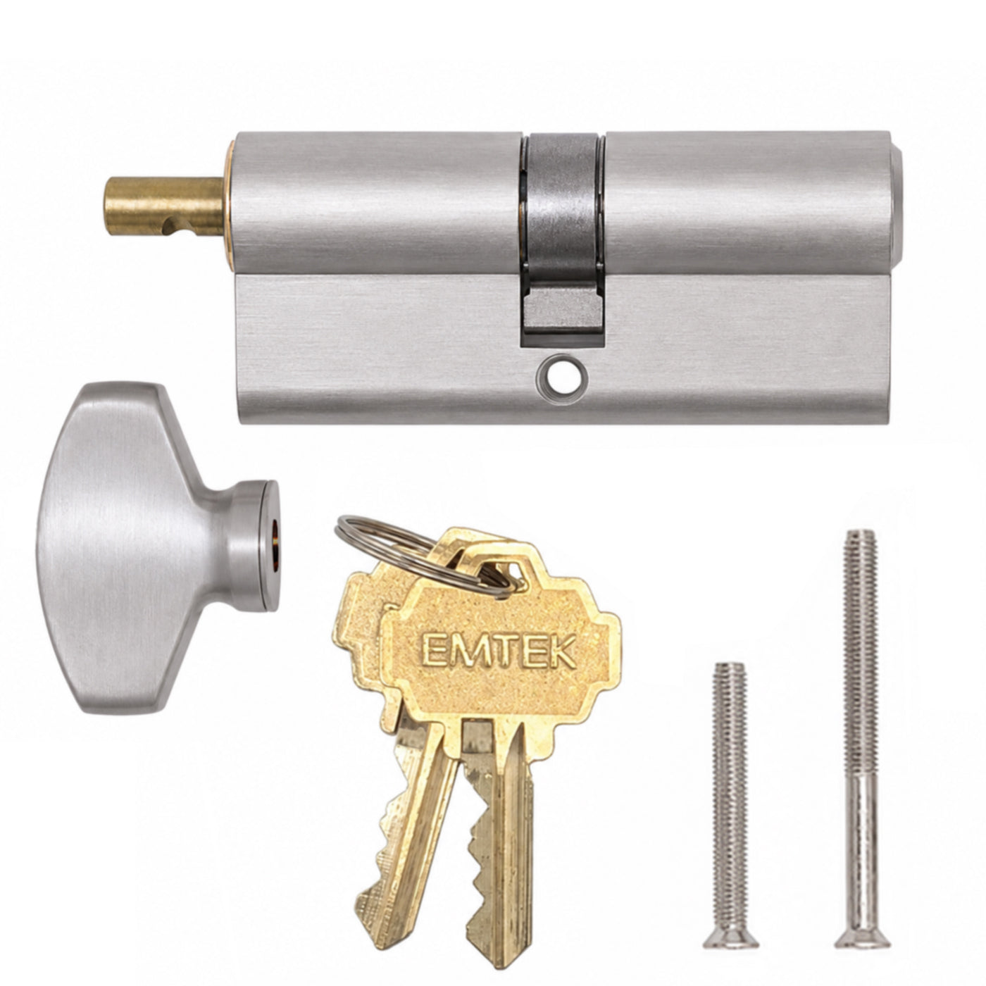 Active Keyed 45 / 45 Euro Cylinder Kit for 2-3/4