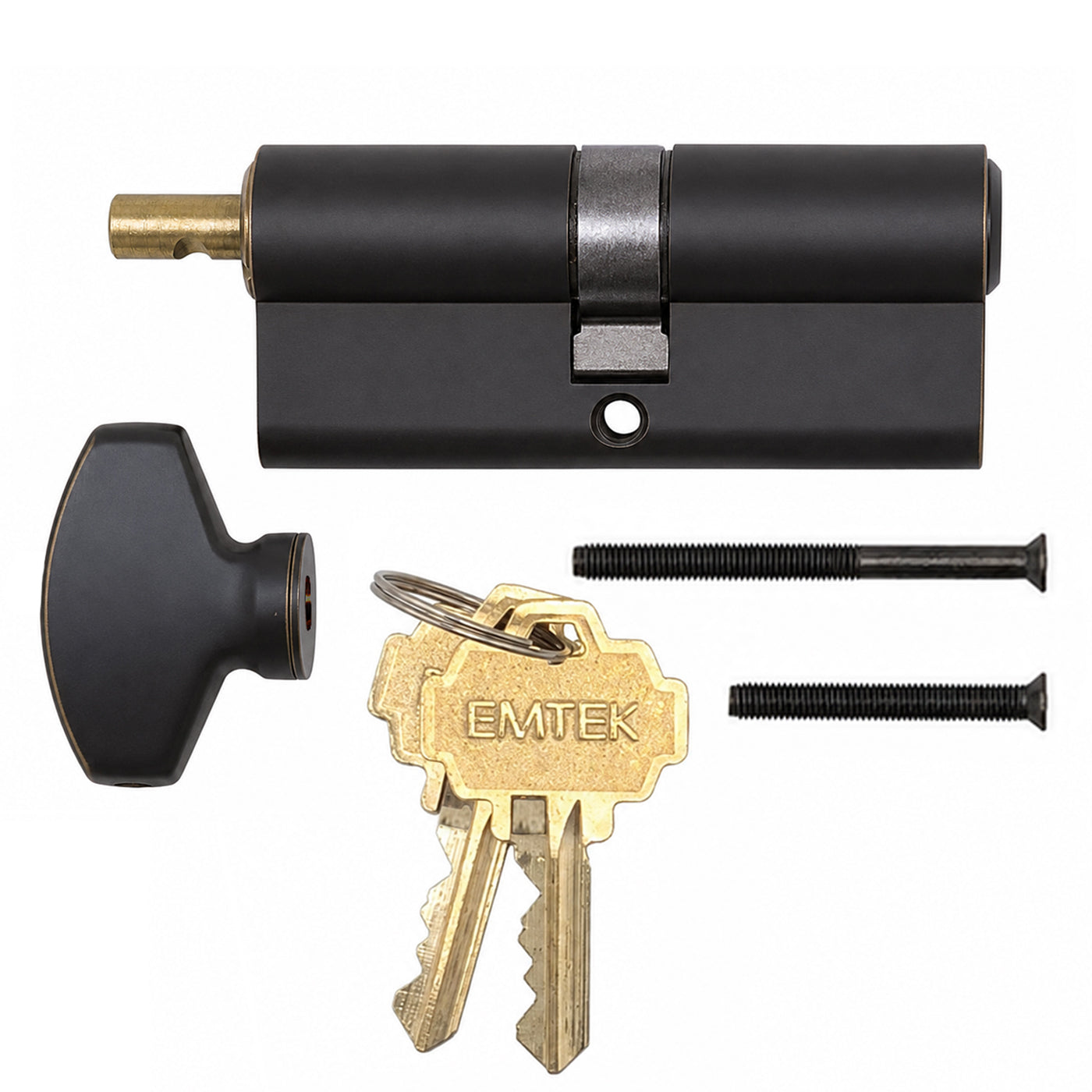 40 / 40 Euro Cylinder Only for 2-1/4 inch Door - 40 / 40 Euro Cylinder Only for 2-1/4 inch Door