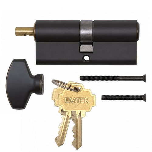 40 / 40 Euro Cylinder Only for 2-1/4 inch Door - 40 / 40 Euro Cylinder Only for 2-1/4 inch Door