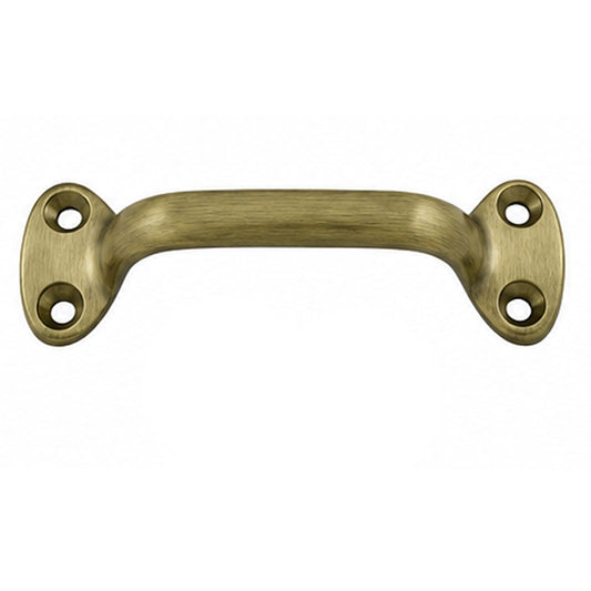 6" Utility Pull Handle, Solid Brass - Choose Finish