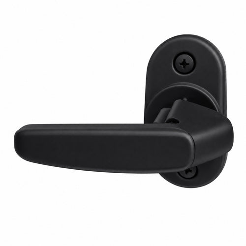 Non Locking Storm Door Handle with Inside Rotary Latch - Non Locking Storm Door Handle with Inside Rotary Latch