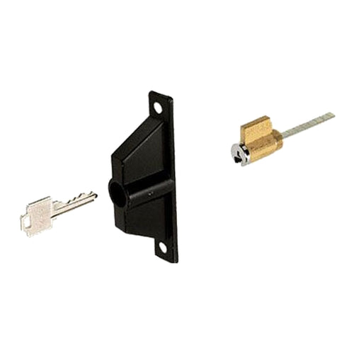Discontinued - Outside Pull ,  3-7/8 H.C., Keyed - Weiser Keyway,  Black - Discontinued - Outside Pull ,  3-7/8 H.C., Keyed - Weiser Keyway,  Black