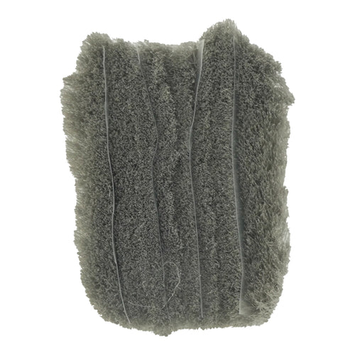 Dust Pad / Weatherstrip with 4 Fin Seals, Adhesive Back  -  Grey - Dust Pad / Weatherstrip with 4 Fin Seals, Adhesive Back  -  Grey
