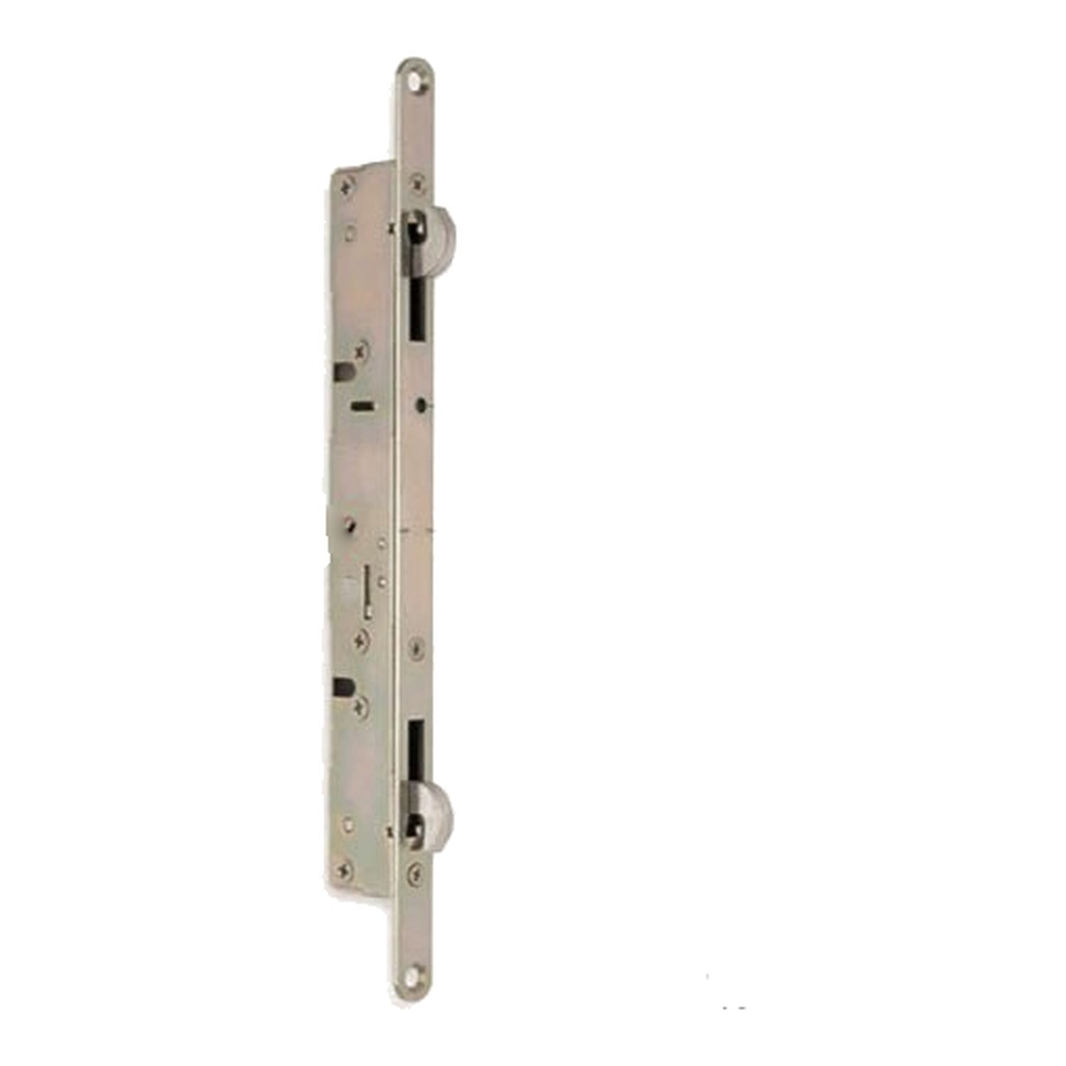 2-Point Double Hook for Sliding Door Lock Flat Faceplate Centered Latch Stainless Steel - 2-Point Double Hook for Sliding Door Lock Flat Faceplate Centered Latch Stainless Steel