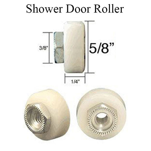 Nylon Ball Bearing Wheel Roller for Shower Doors 5/8