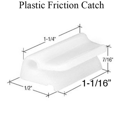 Catch, Friction, Plastic, white - Catch, Friction, Plastic, white