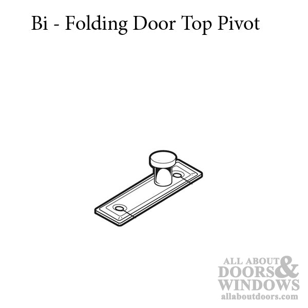 Bi-Folding Door Top Pivot and Bracket 3/8 inch Diameter - Bi-Folding Door Top Pivot and Bracket 3/8 inch Diameter
